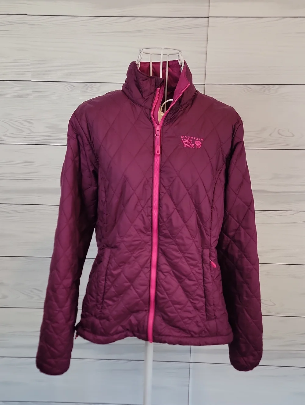 Mountain Hardwear Thermal Q Elite  Women’s Quilted Jacket-Plum Pink Size M